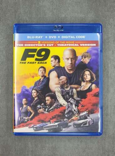 F9 The Fast Saga Director S Cut Blu Ray DVD Digital DVDs