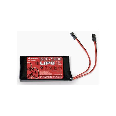 Batteria Per Tx LiPo 1S2P 5000 Gimax Model