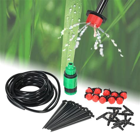 M Micro Drip Irrigation System Dripper Sprinker Plant Watering