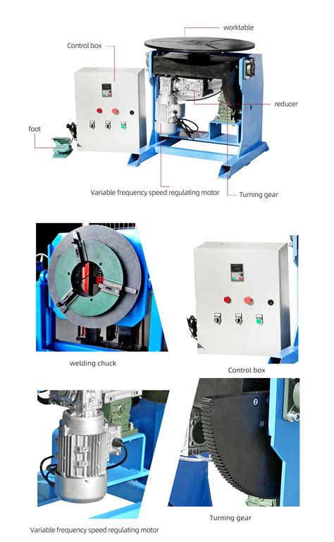 600kg 500kg Robot Positioner Welding Servo Precision Positioning