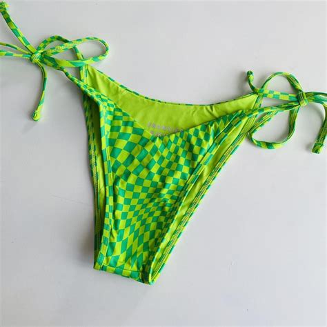 FRANKIES BIKINIS Green Morrison Bikini Bottoms Depop