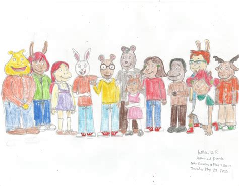 Arthur and Other Arthur Characters by WillM3luvTrains on DeviantArt