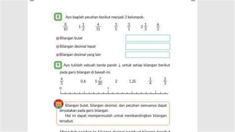 Kunci Jawaban Matematika Kurikulum Merdeka Kelas 5 Halaman 142 Pecahan