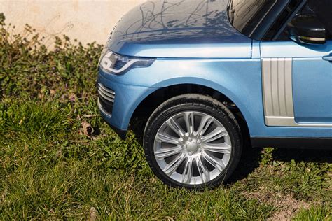 Elektryczne Autko Range Rover Podwójne Siedzenie Niebieski malowane