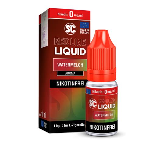 SC RED LINE NIC SALT LIQUID 10 ML 0 10 20 MG ML NIKOTIN SEHR