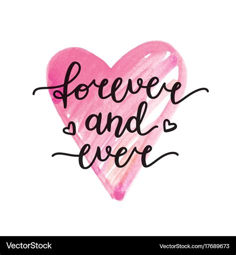 Forever and ever Royalty Free Vector Image - VectorStock