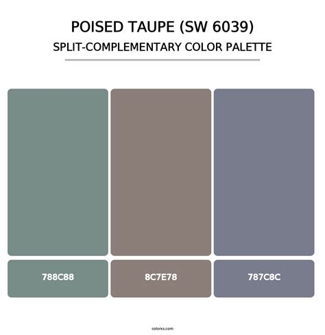 Sherwin Williams Poised Taupe Sw 6039 Paint Coordinating Colors And