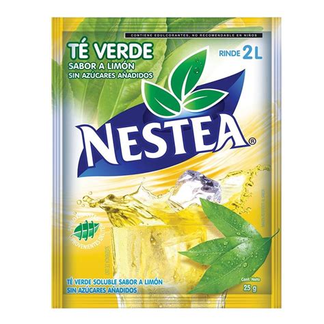 Polvo para preparar bebida Nestea té verde sabor limón de 25 g Walmart