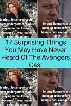 17 surprising things you may have never heard of the avengers cast – Artofit