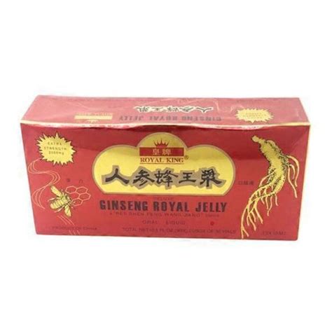 Royal King Deluxe Ginseng Royal Jelly 10ml X 10 Vials Global Food