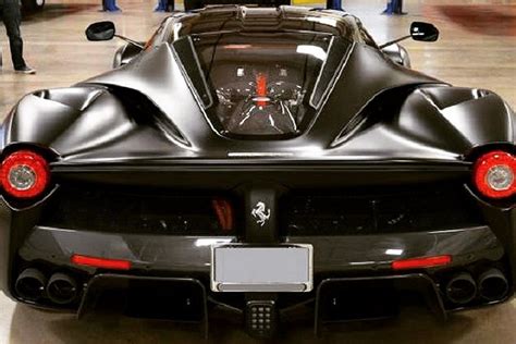 Matte Black Ferrari LaFerrari Looks Like The Batmobile