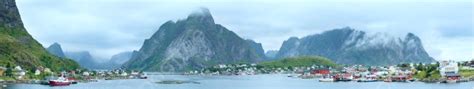 Fishing Village Reine Lofoten Photo Background And Picture For Free ...