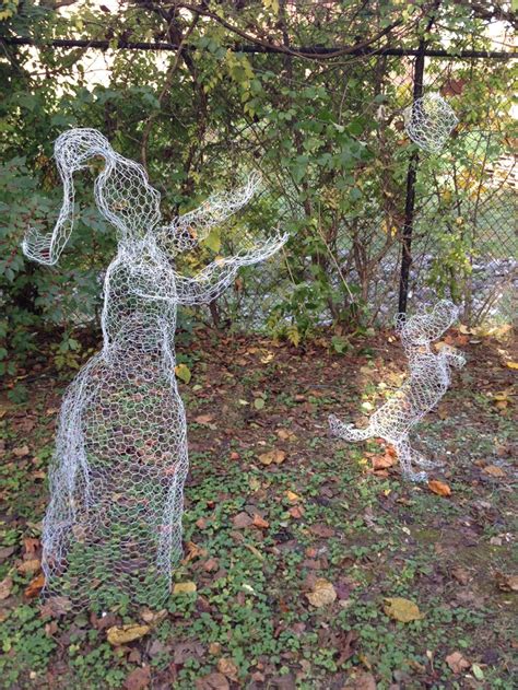 Chicken Wire Outdoor Halloween Decorations Decoration Love