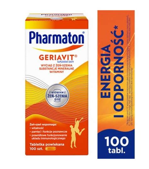 Zestaw Pharmaton Geriavit X Tabletek