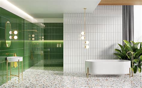 Visualization of the bathroom tiles. | Images :: Behance