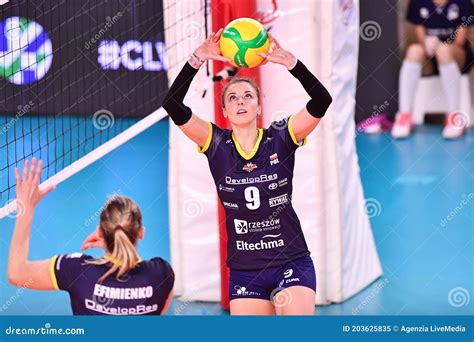 Ssc Palmberg Schwerin Vs Desarrollos Skyres Rzeszow Imagen Editorial