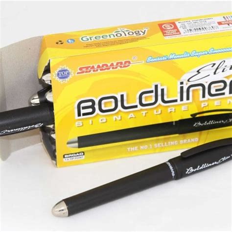 Jual Bolpen STANDARD BoldLiner Elite 1 0 Black Pulpen Pena Ballpoint