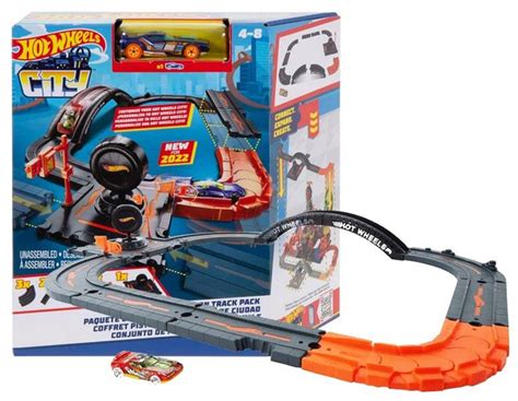 Игрушечный трек Hot Wheels City Комплект расширения Городские гонки Хот Вилс HDN купить