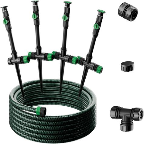 Flexible Sprinkler System Above Ground DIY Irrigation Kit Multi