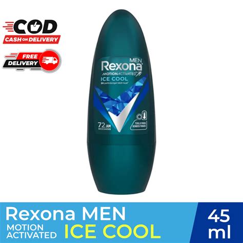 Jual Rexona Man Ice Cool Deodorant Roll On 45ml Shopee Indonesia