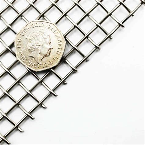 6 87mm Hole SS304 Stainless Steel Woven Mesh Panels 1 6mm Wire 3