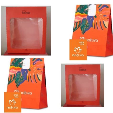 10 Embalagem Envelope Presente Natura Shopee Brasil