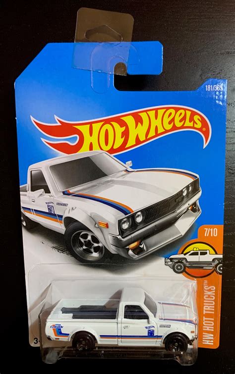 Hot Wheels Datsun Nissan Pickup White With Black Etsy