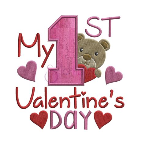 My First Valentine's Day Applique - Stitchtopia