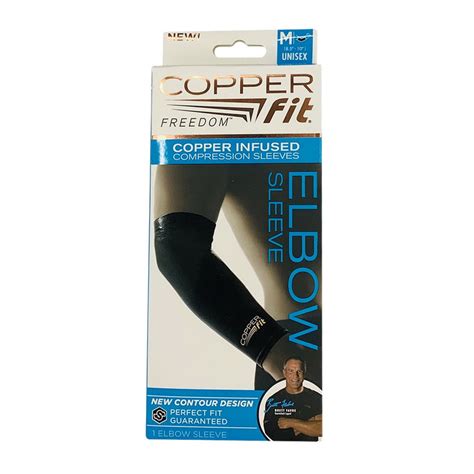 Copper Fit Compression Elbow Sleeve Unisex Size Medium 1 Ea