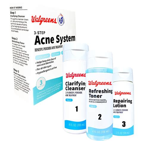 Walgreens Complete Acne Treatment Kit 3 Simple Step Acne