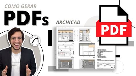 Como Gerar Pdf S No Archicad Hub Pr Tica Criativa Youtube