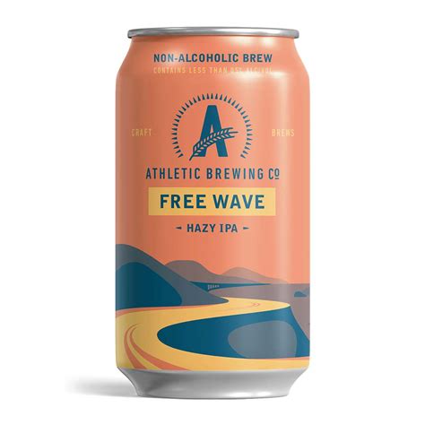 Athletic Brewing Co. Free Wave Hazy IPA – Non-Alcoholic (6 Pack, 12 Oz ...