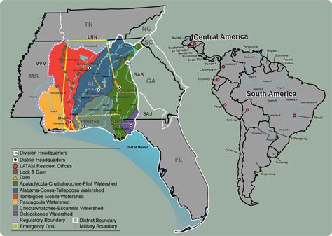 USACE District Map