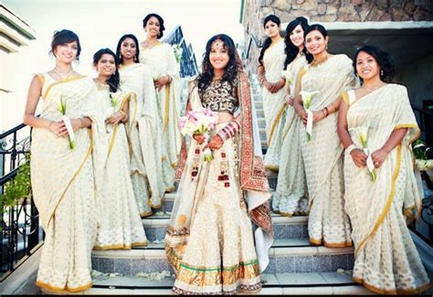 Indian Bridesmaids Saree Ideas – South India Fashion