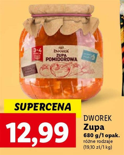 Promocja DWOREK Zupa 680 G Lidl