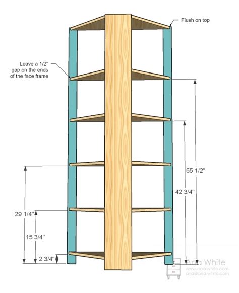 Free Corner China Cabinet Plans Two Birds Home