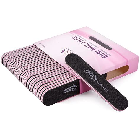 Amazon 25pcs PANA Mini Double Sided Emery Nail File For