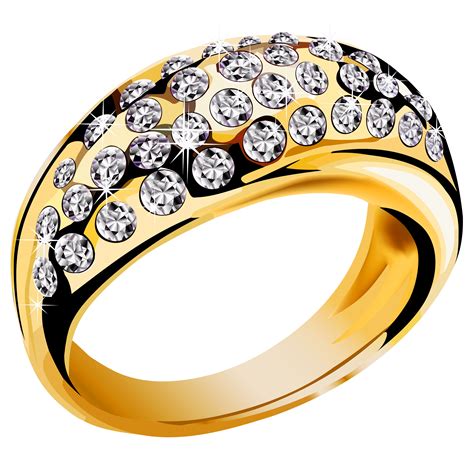 Gold Ring With Diamonds PNG Image - PurePNG | Free transparent CC0 PNG ...