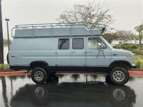 Ford E350 4x4 camper extended van - Classic Ford E-Series Van 1989 for sale