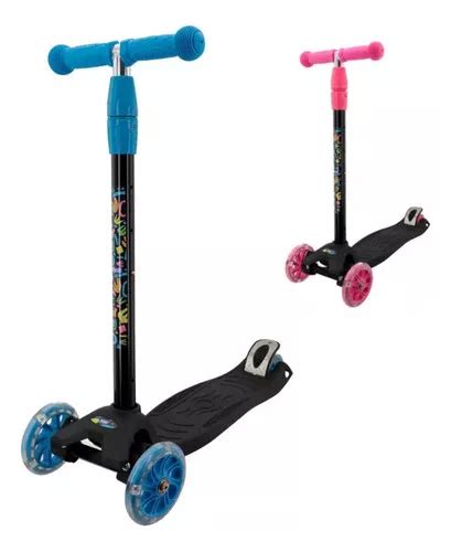 Patinete Infantil 3 Rodas Luz Speedcolors Menina Menino MercadoLivre