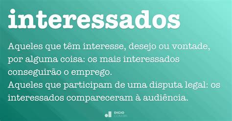 Como Se Escreve Interessado