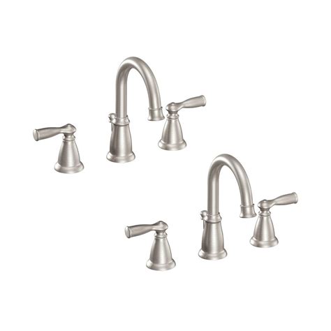 MOEN Banbury 8 In Widespread 2 Handle High Arc Bathroom Faucet In Spot