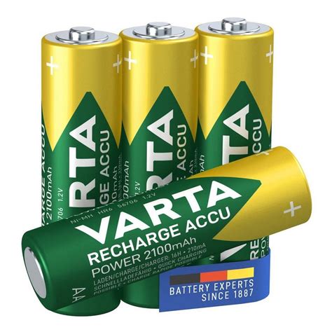 Varta Ready2use Wiederaufladbare Batterien Hr06 1 2 V 4 St Ni Mh