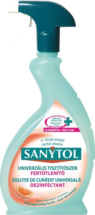 Solutie De Curatat Universala Dezinfectanta Sanytol Spray Ml Bnb