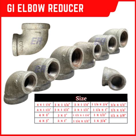 MECH ELBOW REDUCER GI FITTINGS GALVANIZED IRON Lazada PH