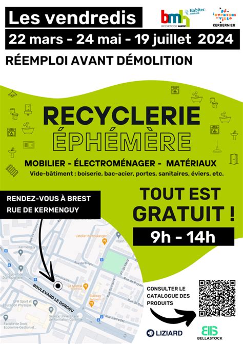 Brest Kerbernier Recyclerie Ph M Re Brest M Tropole Habitat Bmh