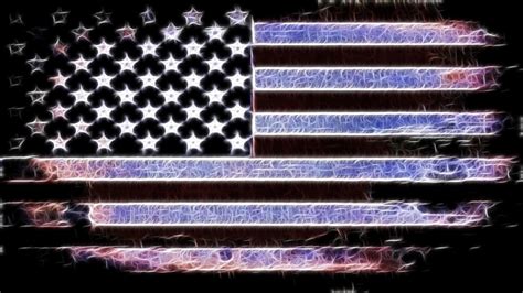 Thin Blue Line Flag Wallpaper