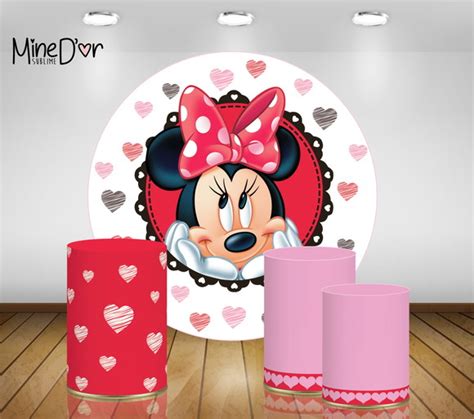 Kit Capas Minnie Vermelha 1 80 Elo7 Produtos Especiais