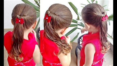 Penteado Infantil fácil e rápido de volta às aulas YouTube