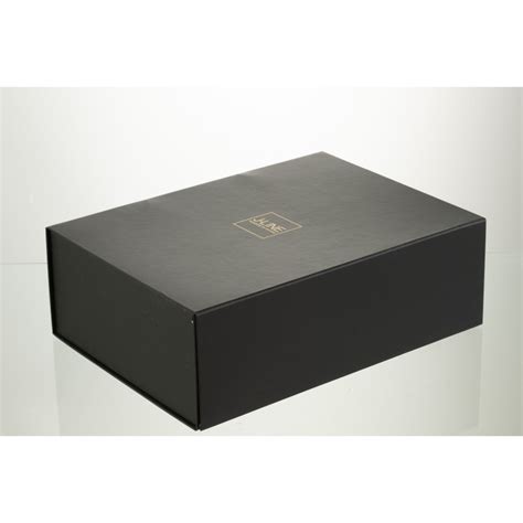 Coffret Cadeau En Papier Noir 36x26 3x12cm